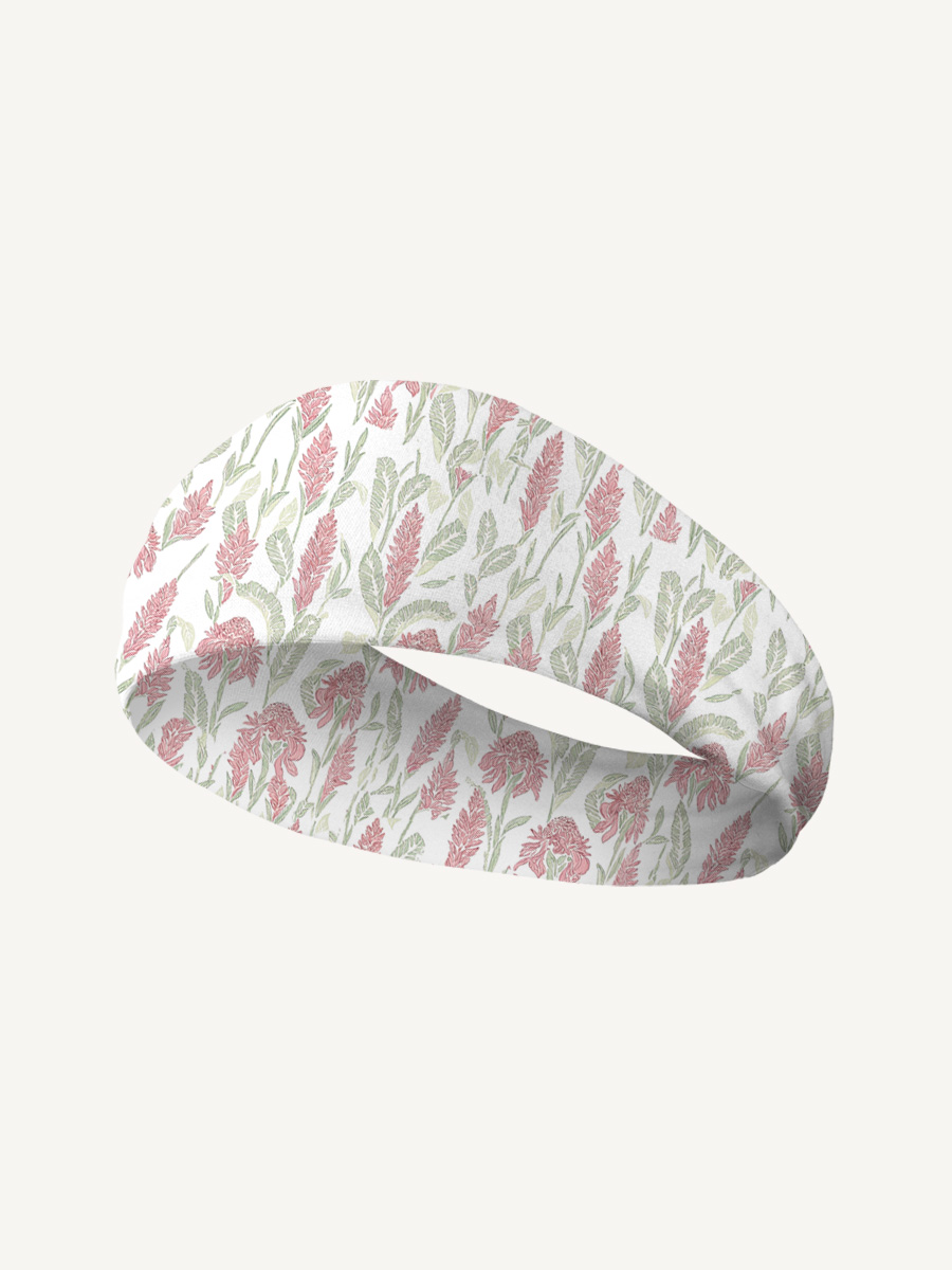 Wild Feather Whisper Print Boho Bandeau Headband