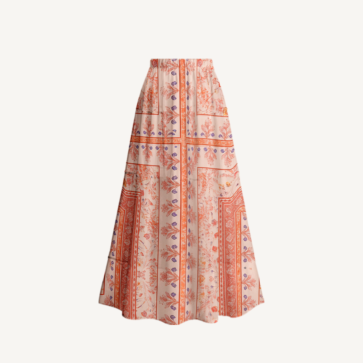 Dahlia Ruffled V Neck One Piece Swimsuit and Matching Midi Skirt Set