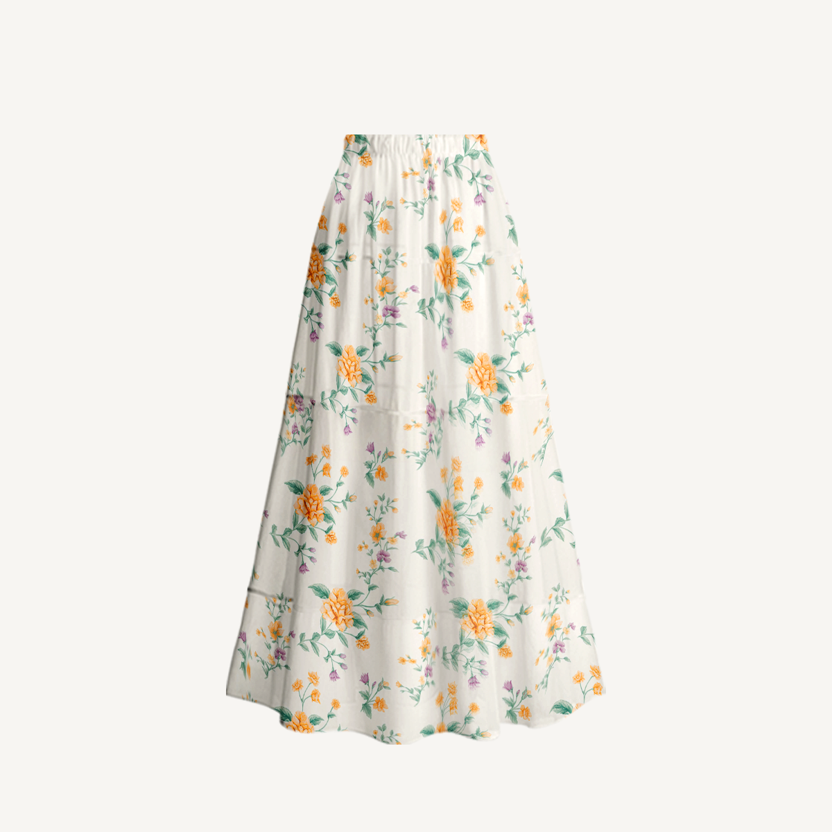 Amber Rose Ruffled V Neck One Piece Swimsuit and Matching Midi Skirt Set