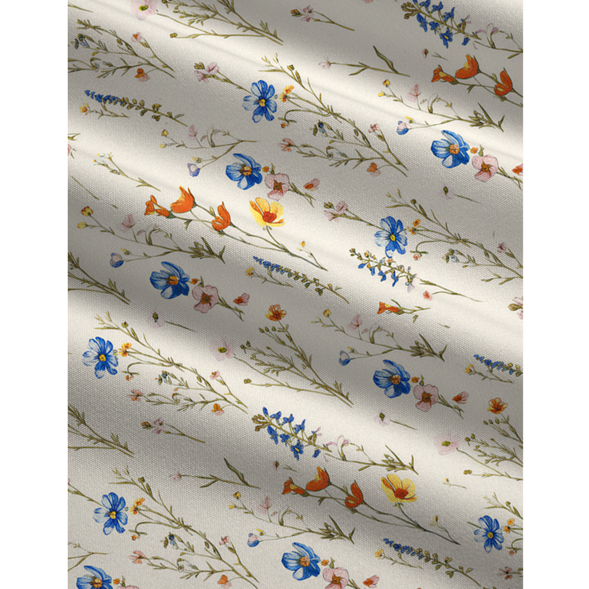 V-Neck Wild Bloom Boho Jumpsuit with Pockets for Women