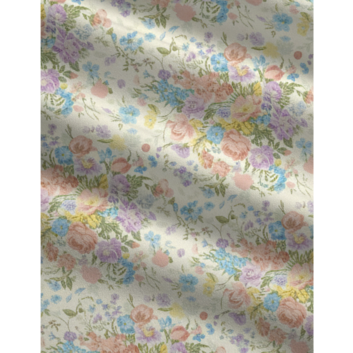 V-Neck Morning Dew Bouquet Boho Jumpsuit with Pockets for Women