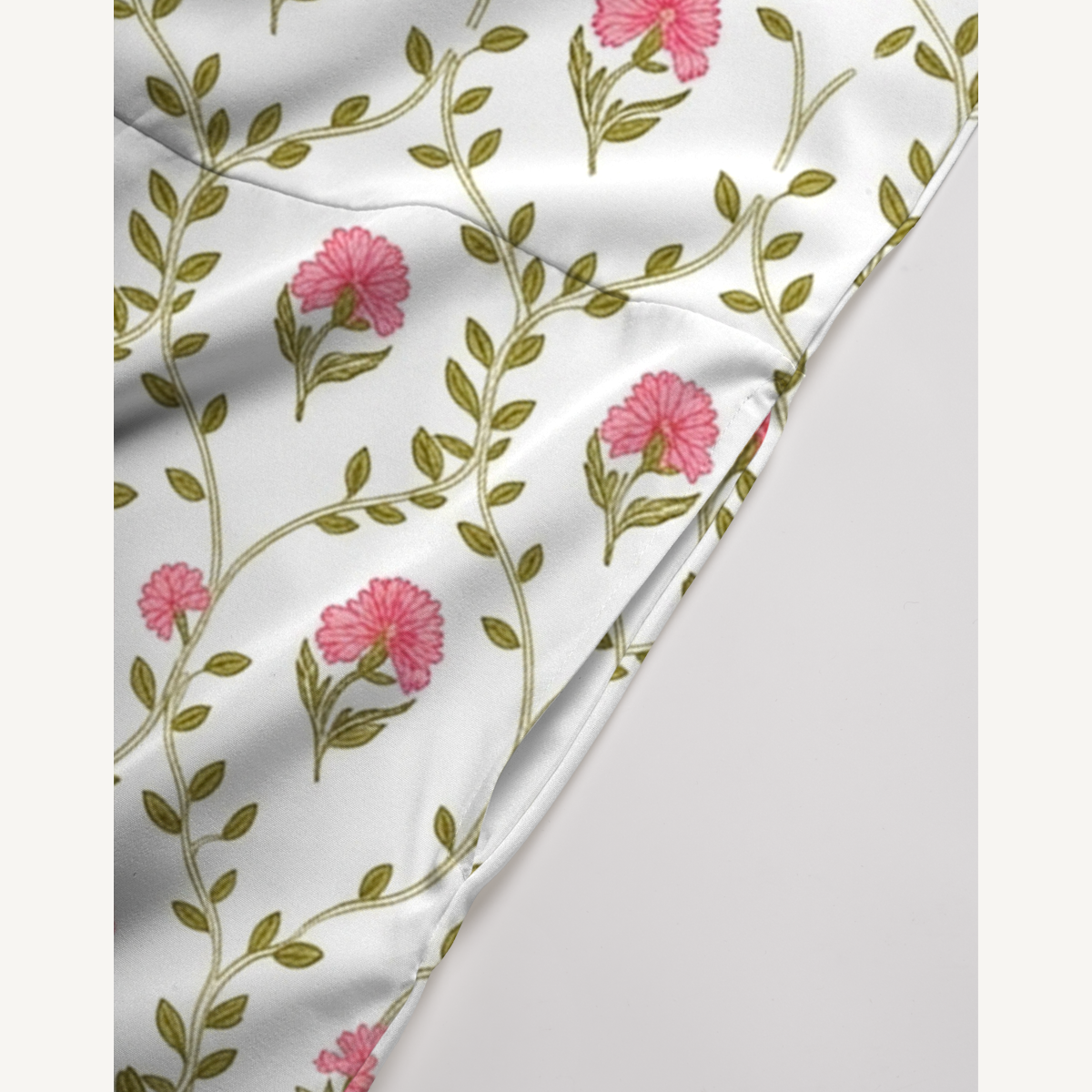 V-Neck Clover Vine Whisper Boho Jumpsuit with Pockets for Women