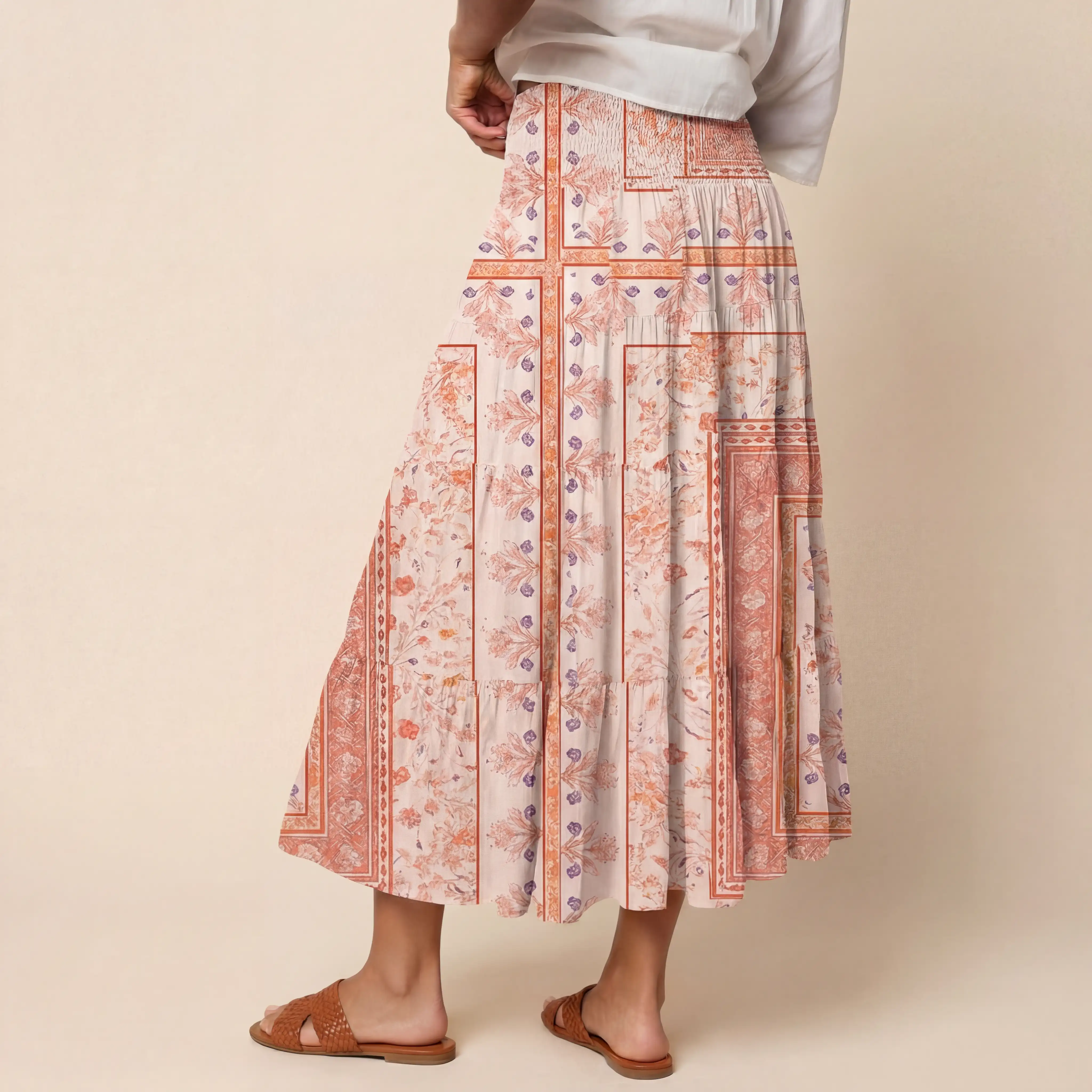 Dahlia Print Maxi Skirt