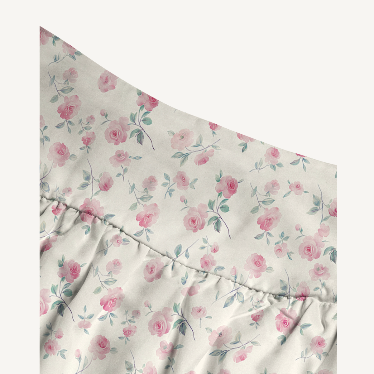 Blush Rose Print Maxi Skirt