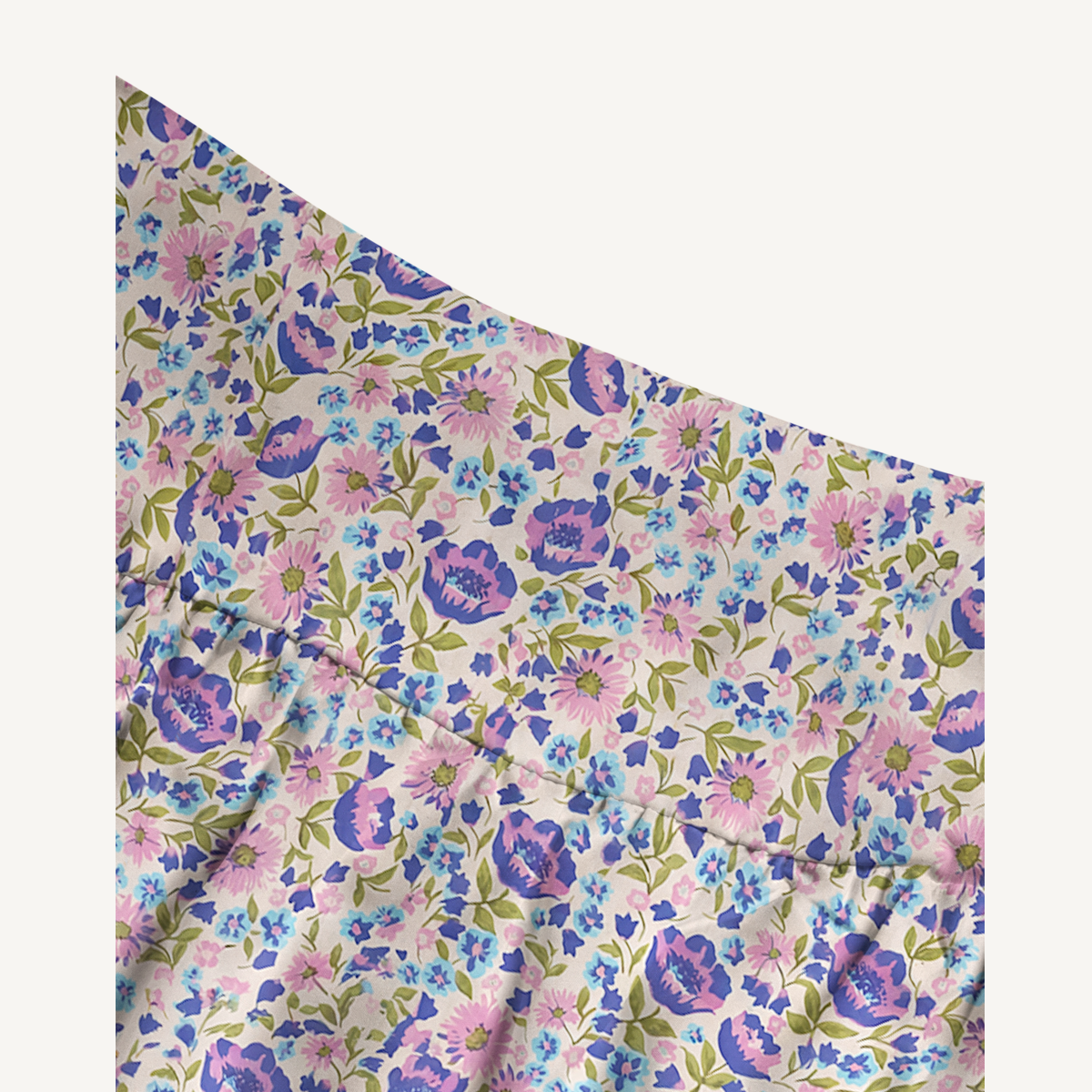 Lavender Bloom Print Maxi Skirt