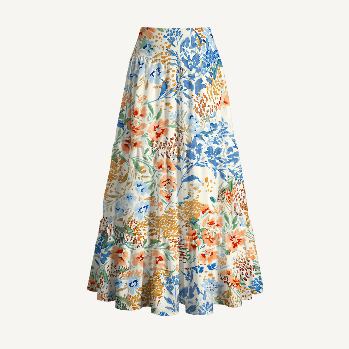 Breeze Meadow Print Maxi Skirt