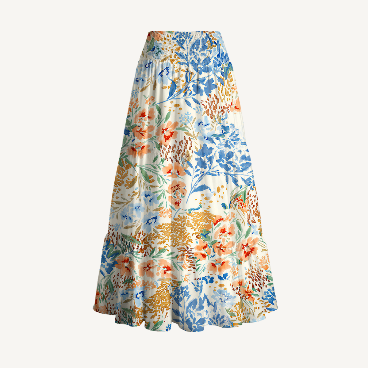 Breeze Meadow Print Maxi Skirt
