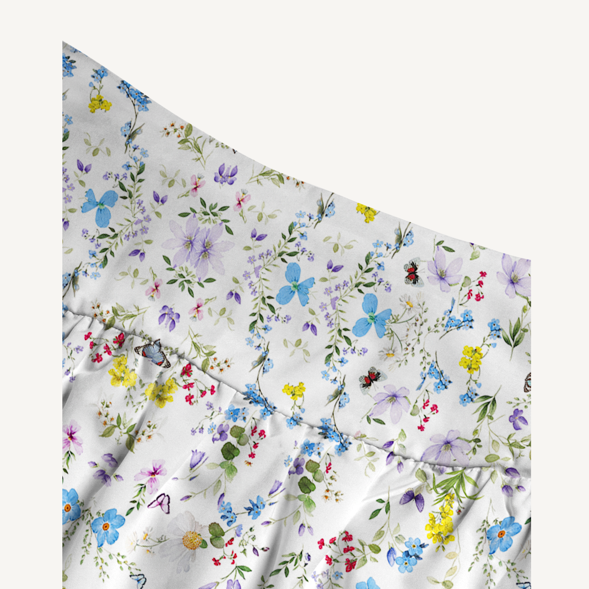 Butterfly Trail Print Maxi Skirt