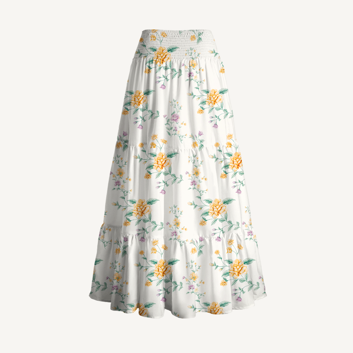 Amber Rose Print Maxi Skirt