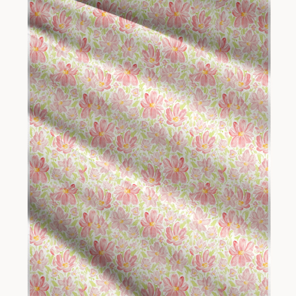 Cosmos Flower Print Maxi Skirt