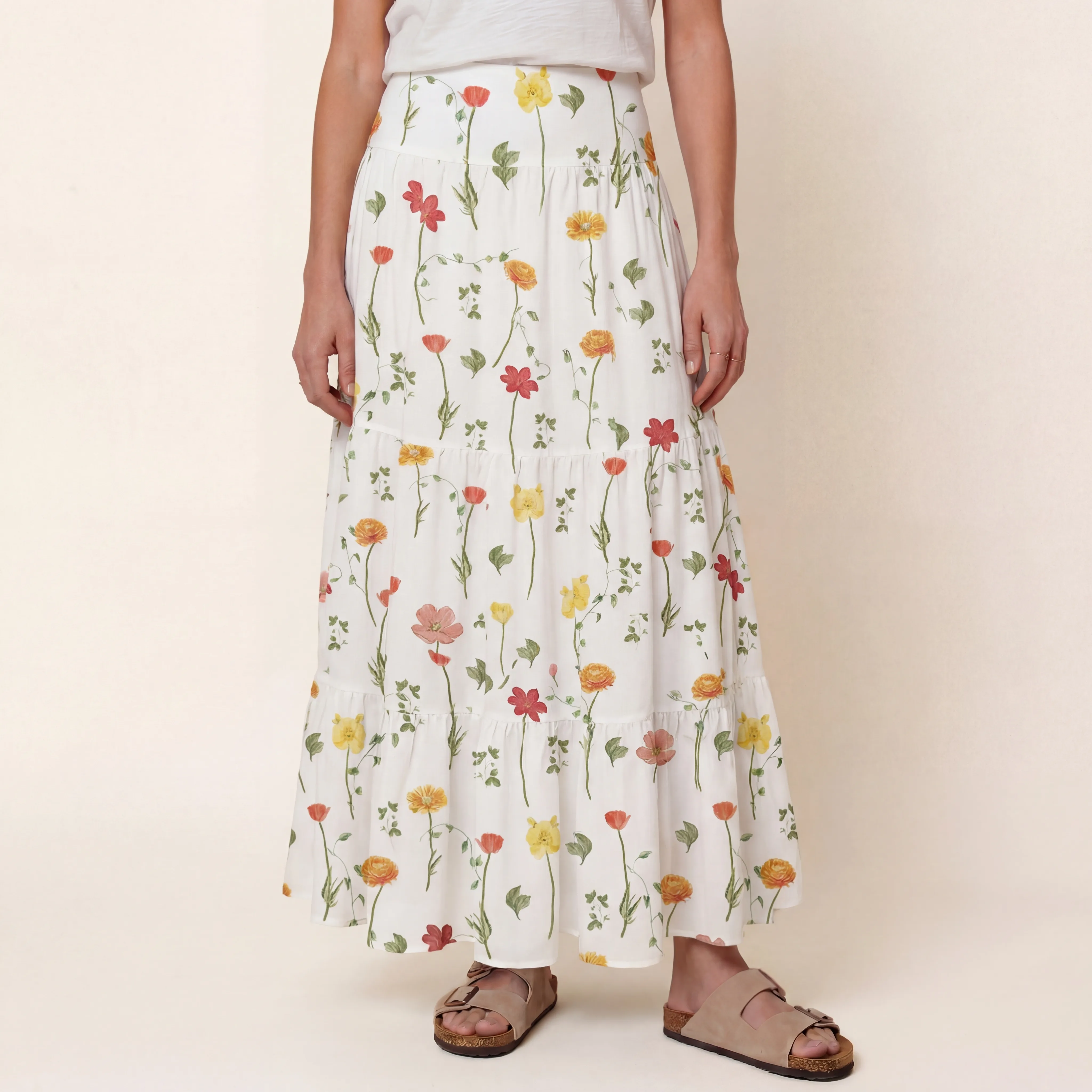 Wildlight Meadow Print Maxi Skirt