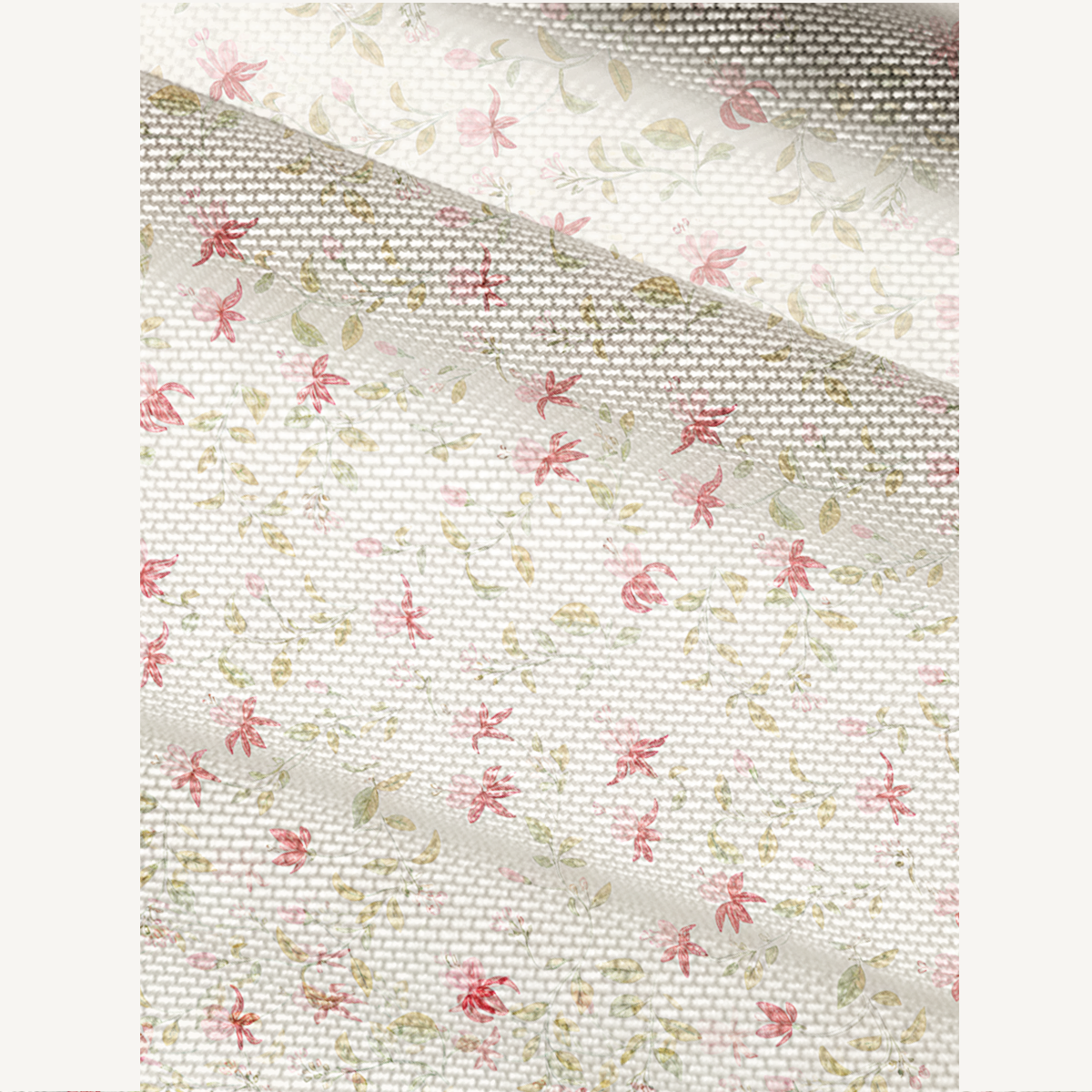 V-Neck Short Sleeve Ruby Vine Print Mesh Top