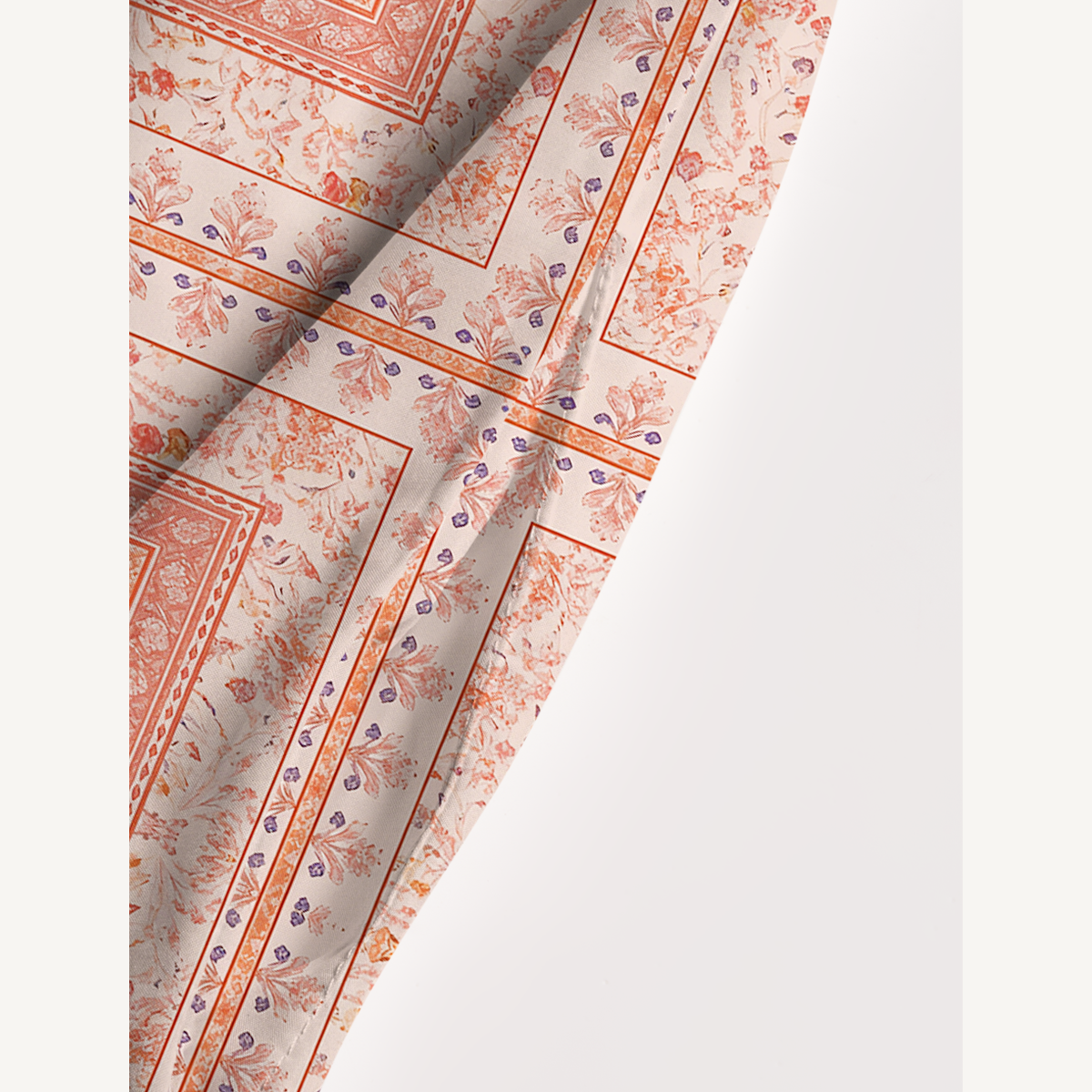 Square Neck Dahlia Print Slip Dress