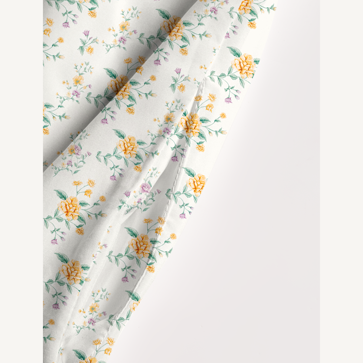 Square Neck Amber Rose Print Slip Dress