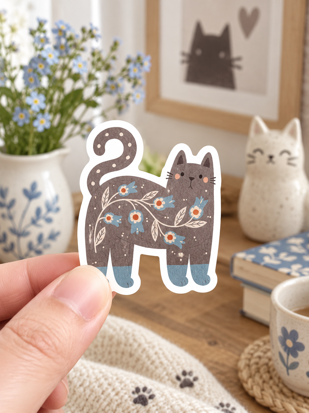 Colourful Cat Stickers