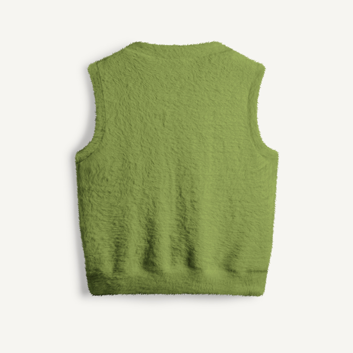 Sheep Herding Dog Print V-Neck Sweater Vest