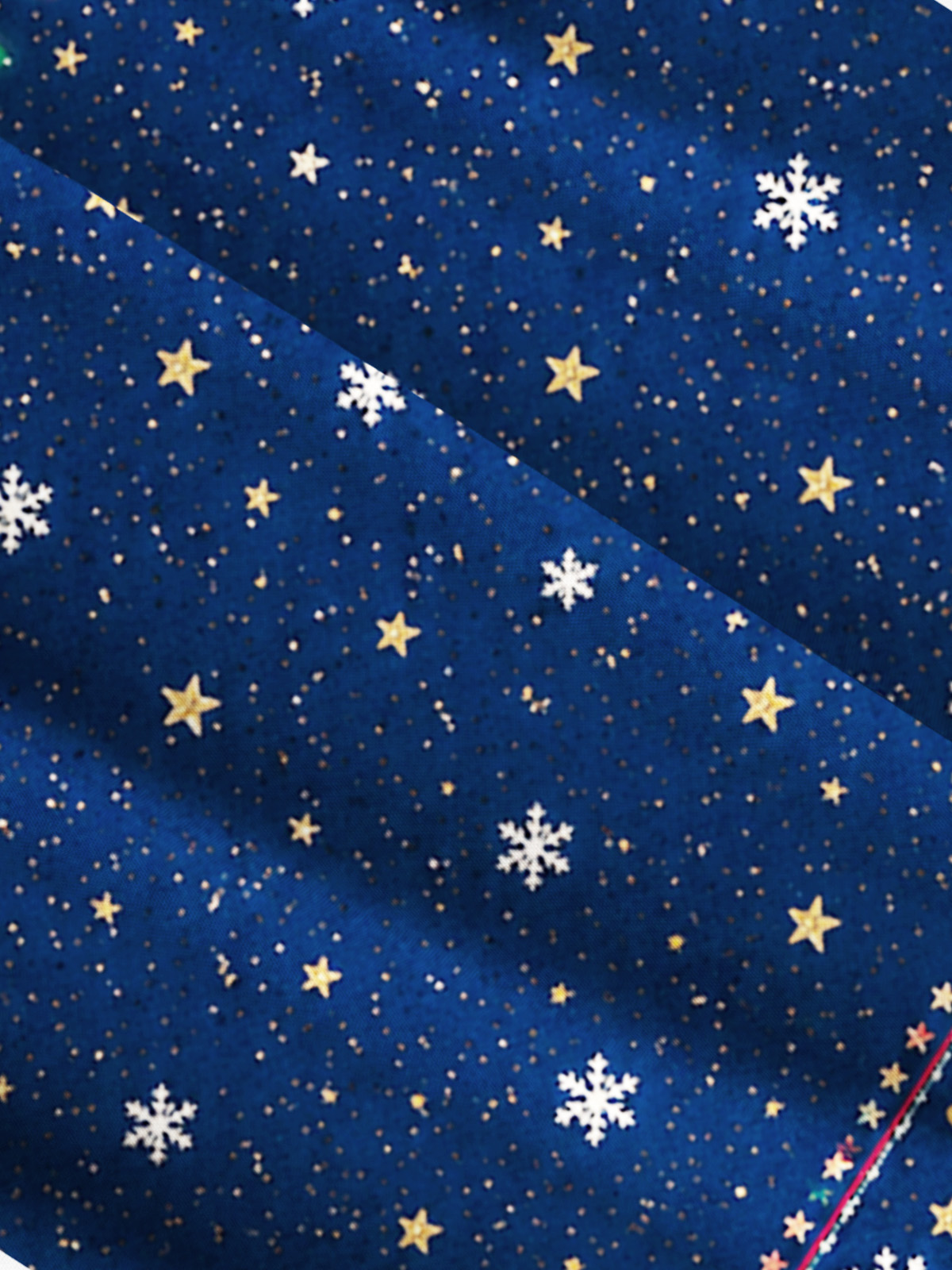 Cozy Christmas Cat Lights Print Wide Straps Maxi Dress With Pockets