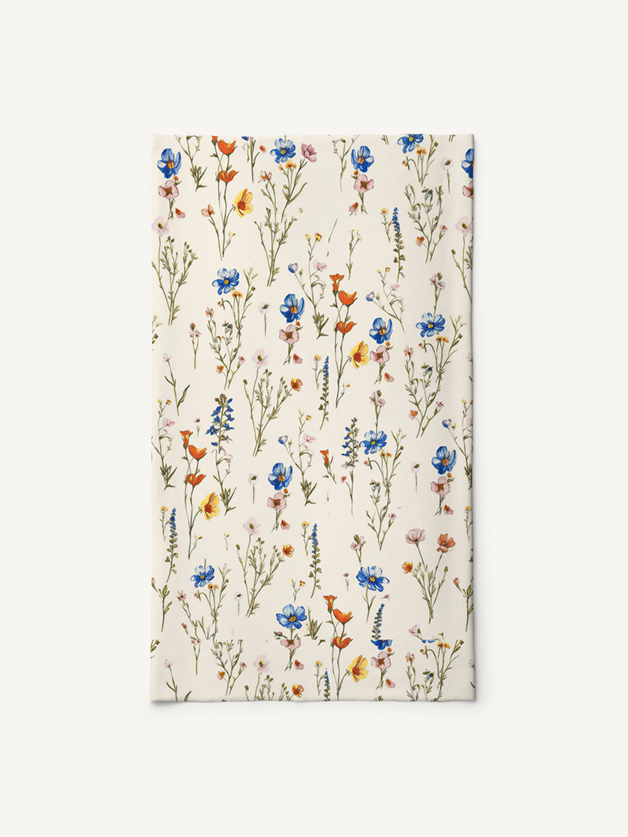 Wild Bloom Print Boho Bandeau Headband