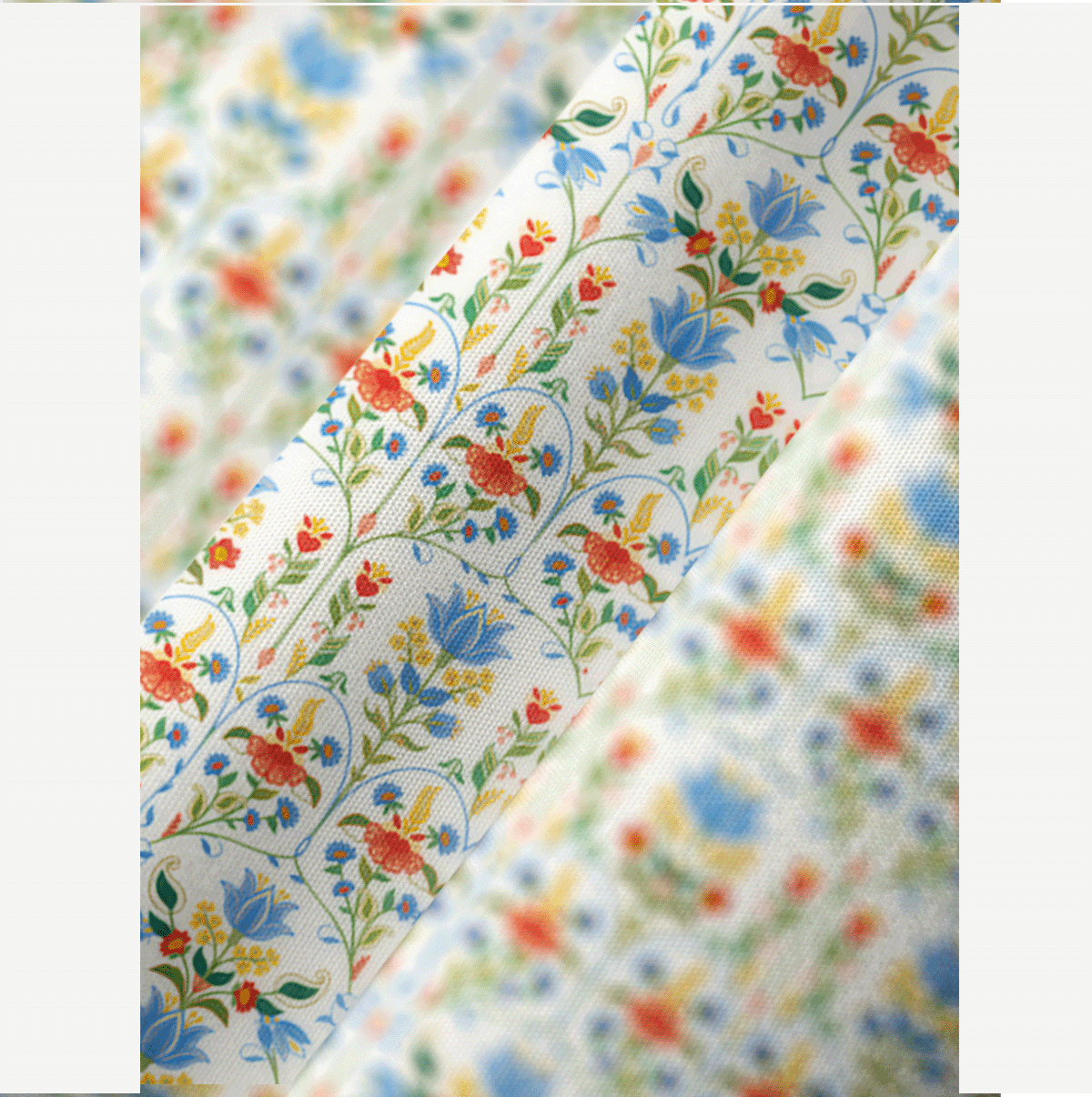  V‑Neck Folk Bloom Kimono Sleeve Kaftan Dress