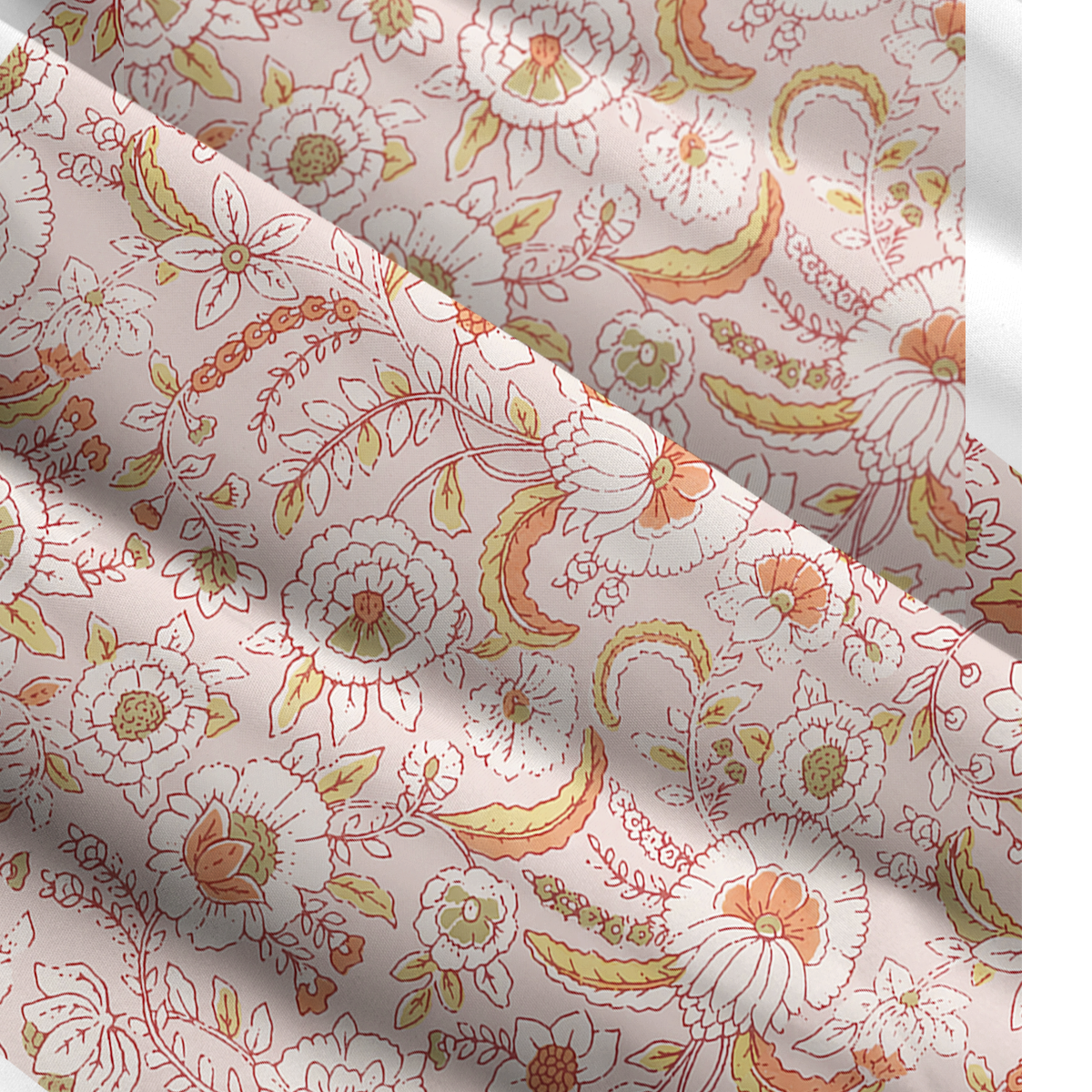 Square Neck Wild Feather  Whisper Print Slip Dress