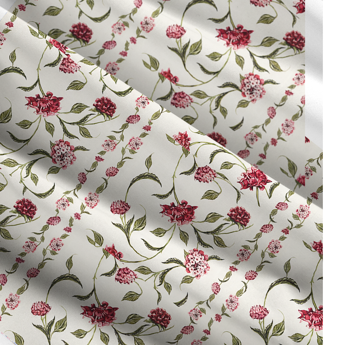 Square Neck Blue Marigold Print Slip Dress