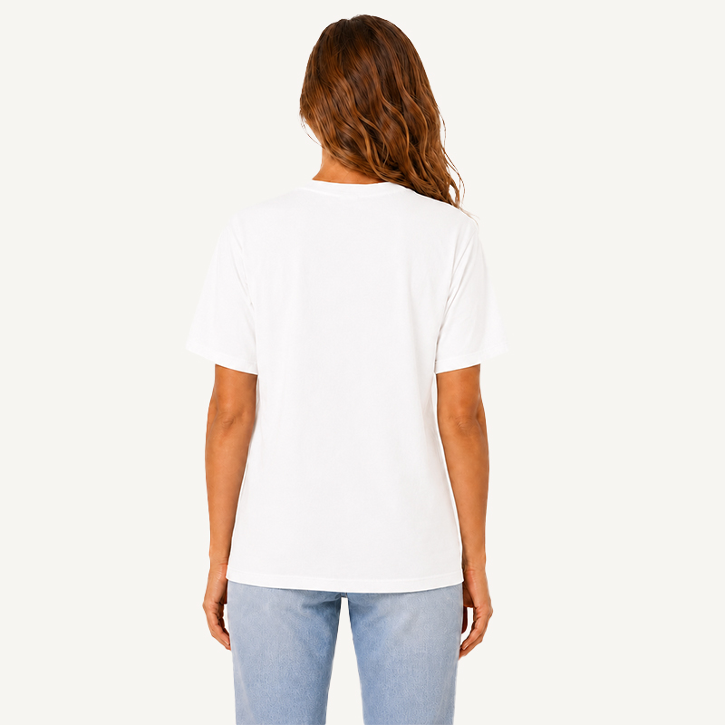 Cozy Meadow Coop Print Crew Neck Cotton Tee
