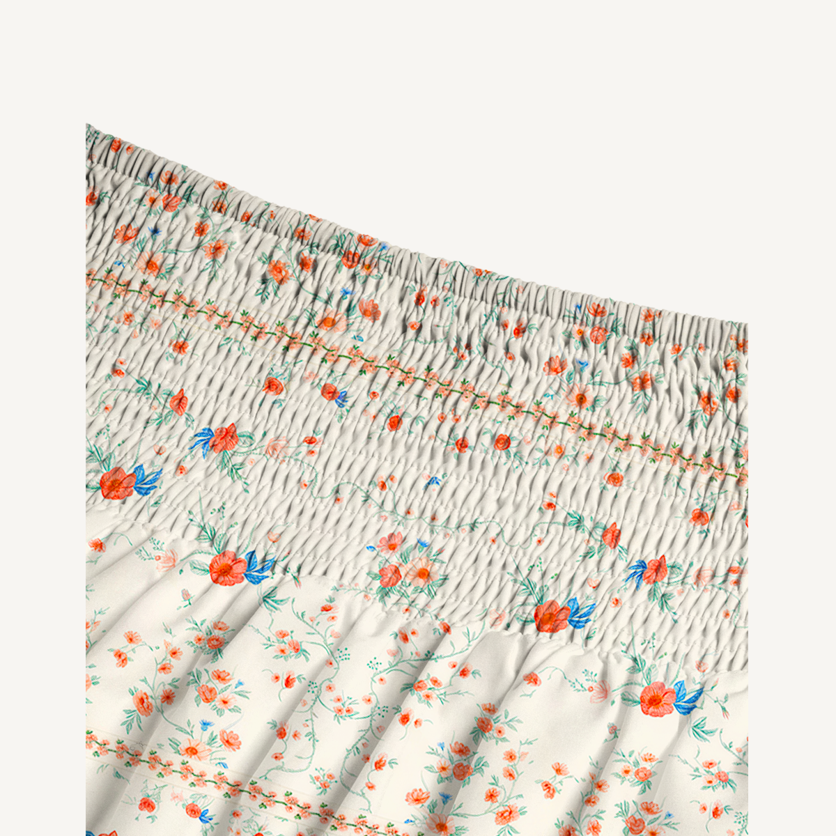 Wild Bloom Print Maxi Skirt