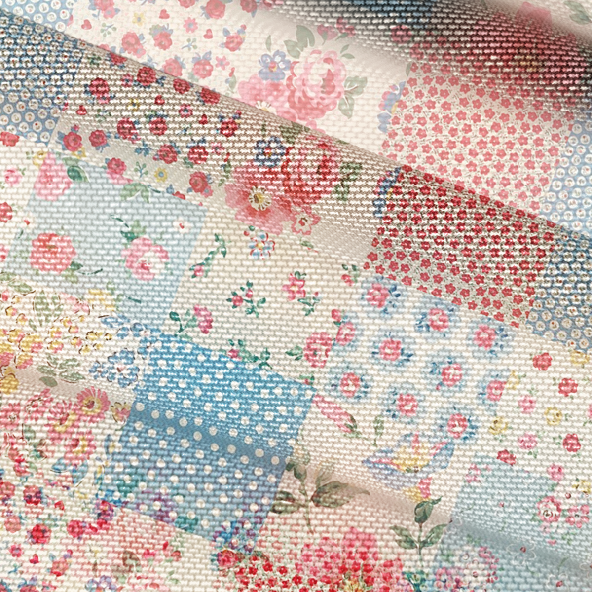 V-Neck Short Sleeve Pastel Patc Print Mesh Top