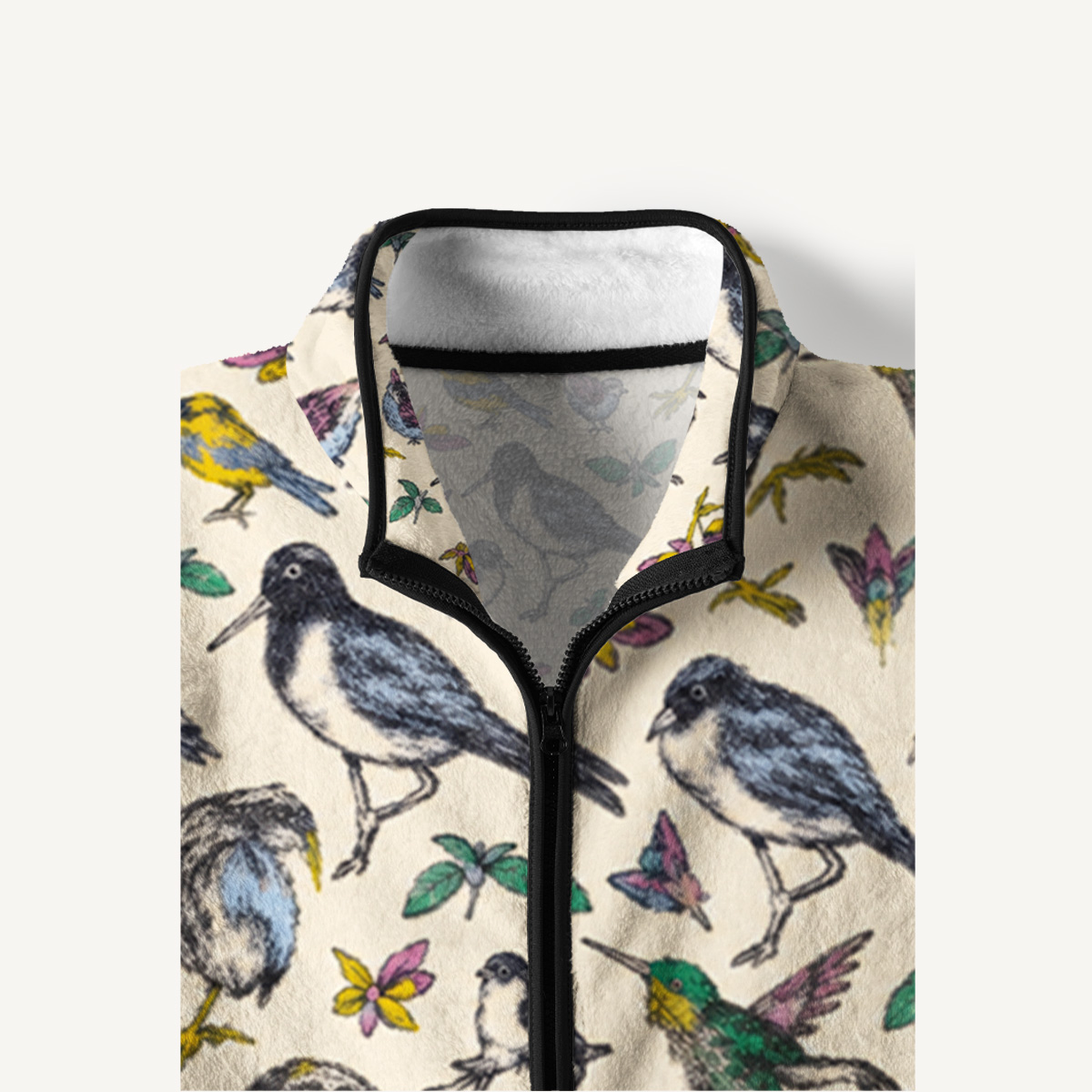 Sky Meadow Symphony Print Fleece Jacket