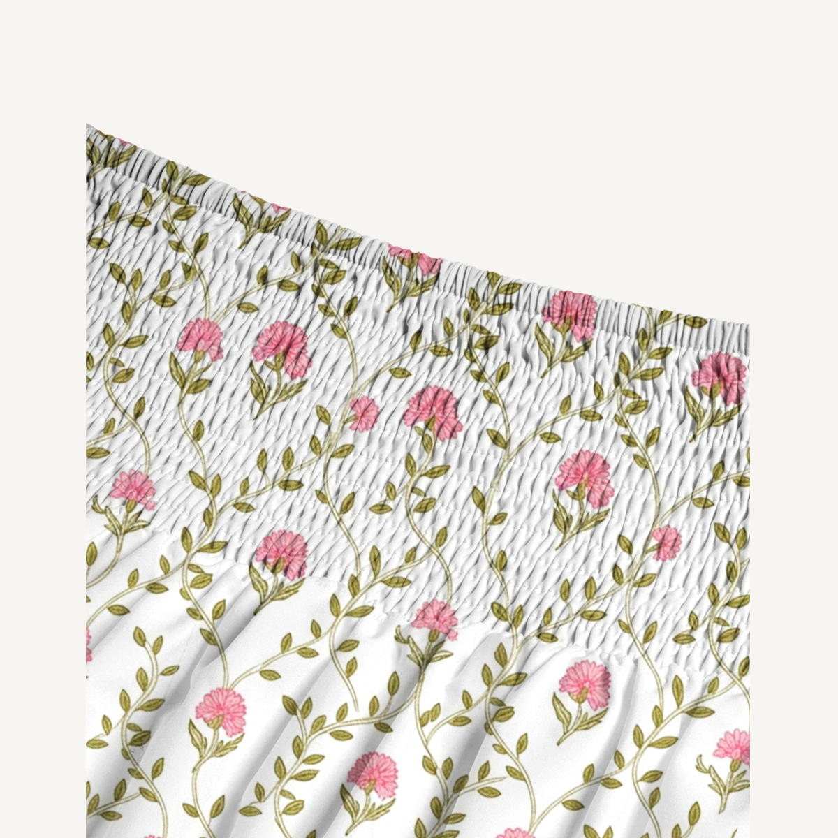 Clover Vine Whisper Print Maxi Skirt