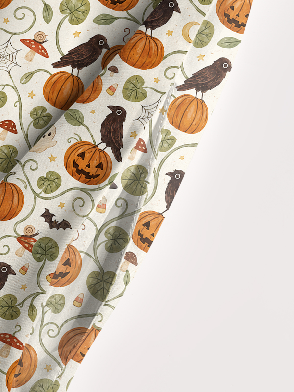 Crow & Pumpkin Garden Print Wide Straps Maxi Dress With Pockets