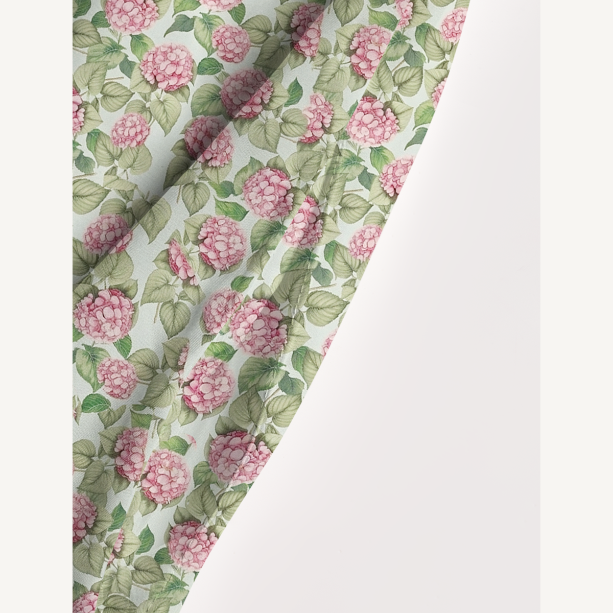 Square Neck Hydrangea Whisper Print Slip Dress