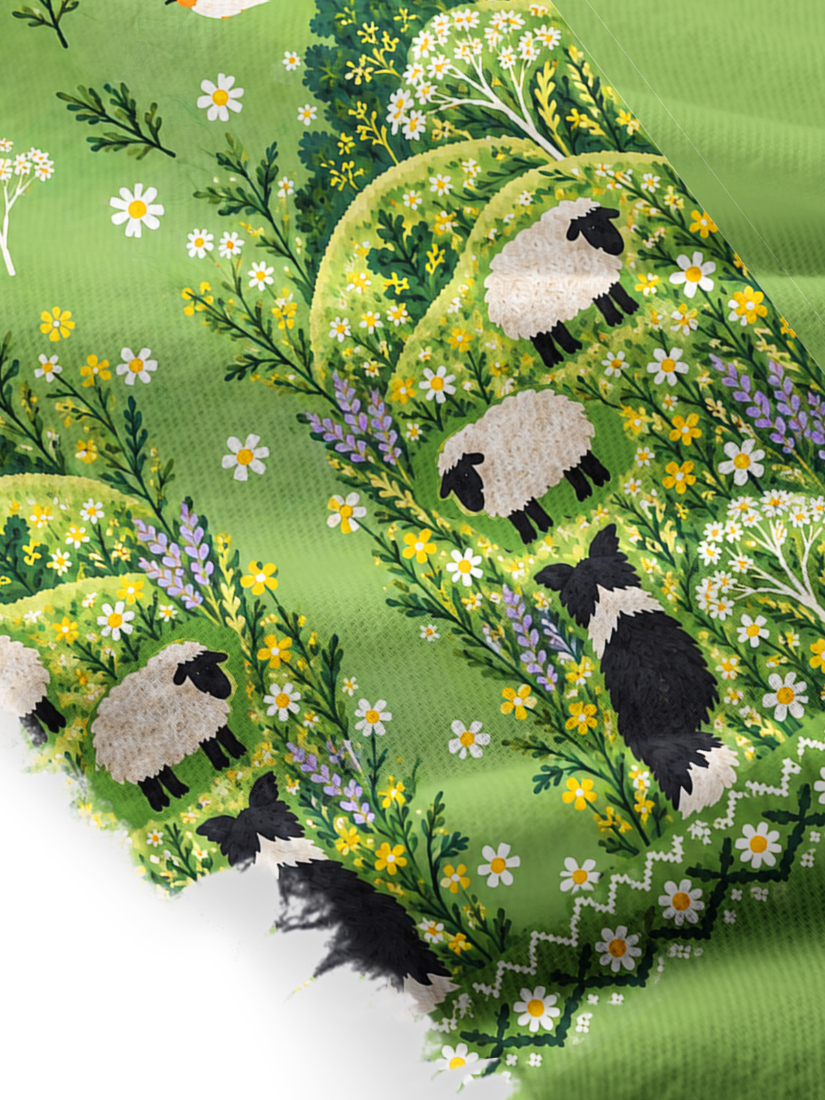 Sheep Herding Dog Cozy Fringed Scarf