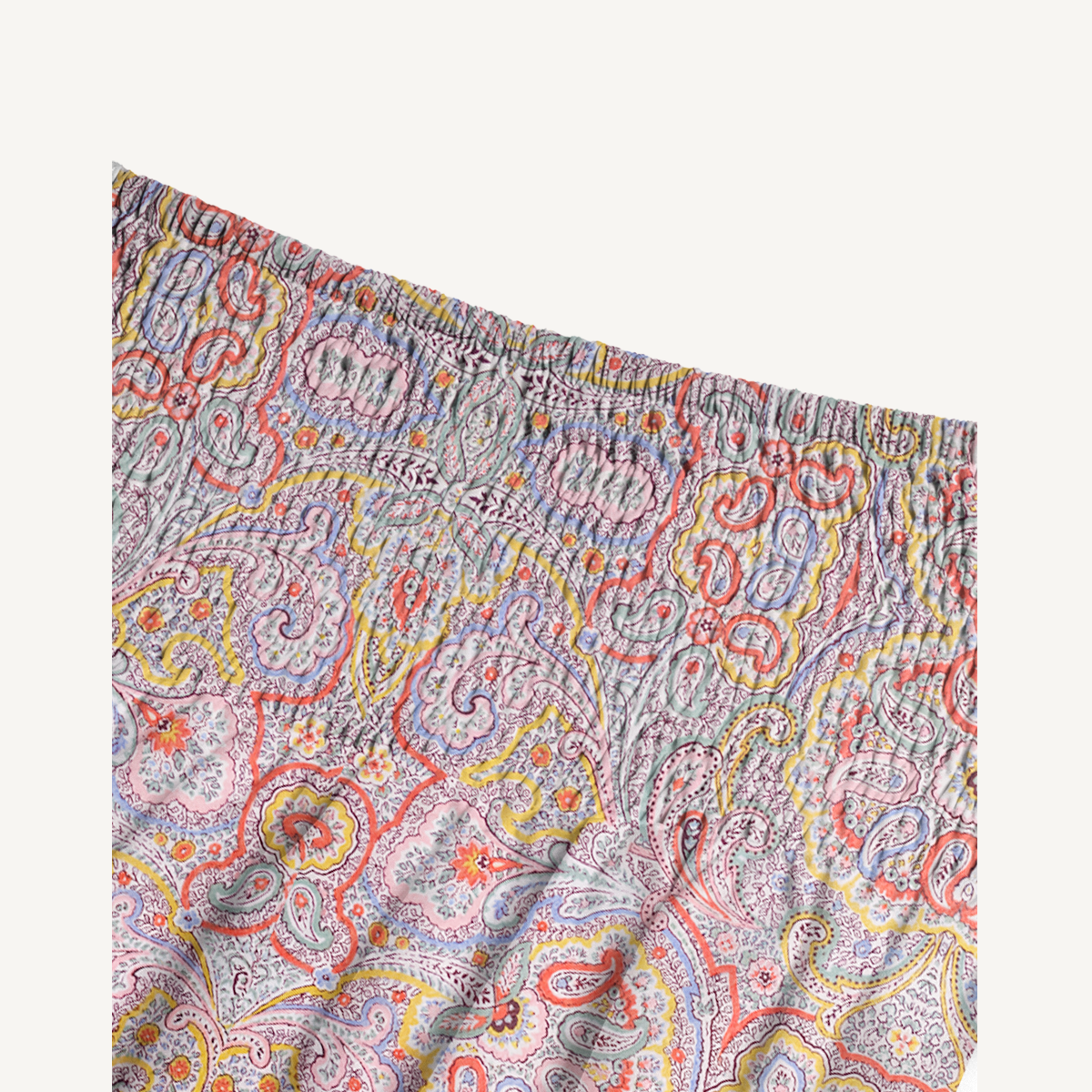 Sunrise Paisley Print Maxi Skirt