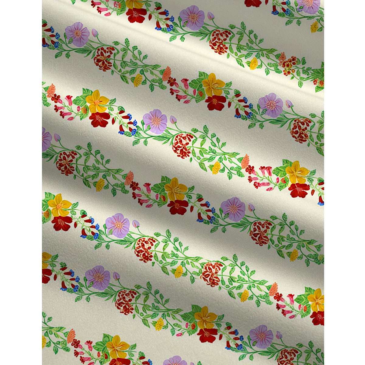 V-Neck Blossom Trail Boho Jumpsuit with Pockets for Women