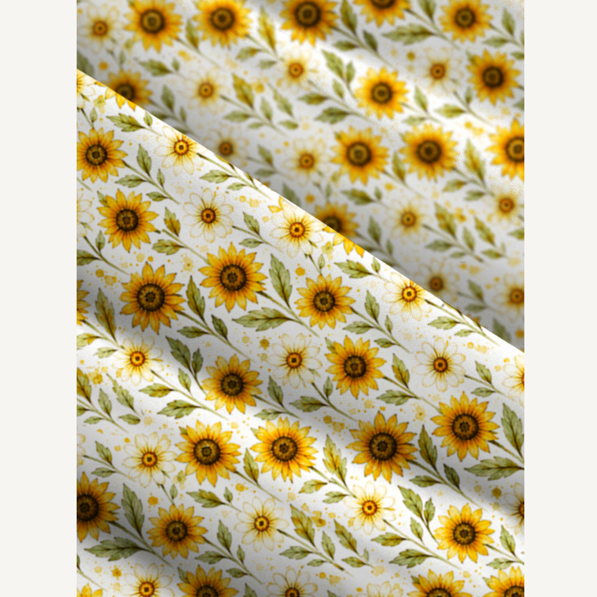 Sunflower American Flag  Print Wide Straps Maxi Dress With Pockets