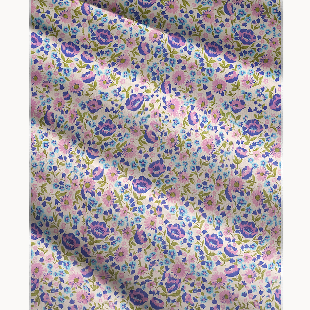 Lavender Bloom Print Maxi Skirt