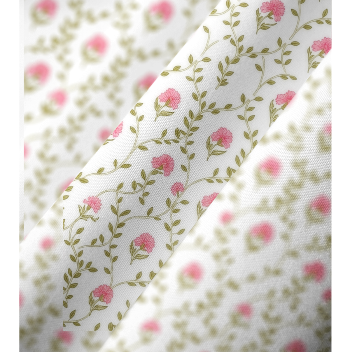  V‑Neck Clover Vine Whisper Kimono Sleeve Kaftan Dress