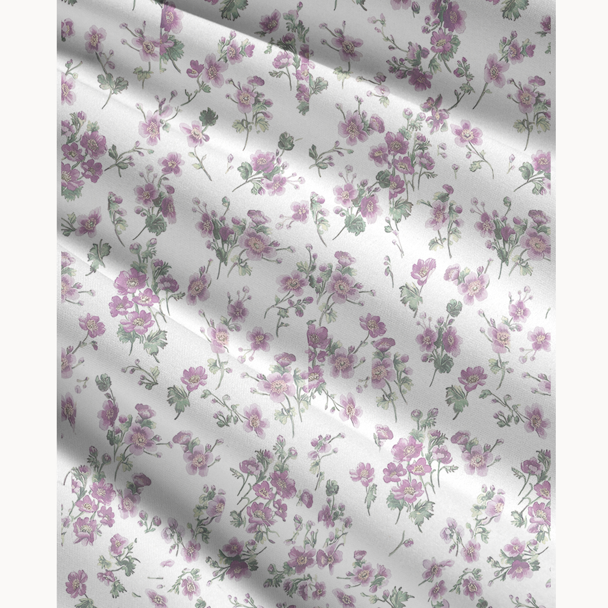 Lavender Field Whisper Print Maxi Skirt