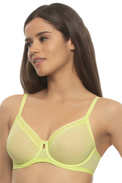 Ethereal Sheer Mesh Unlined Underwire Bra