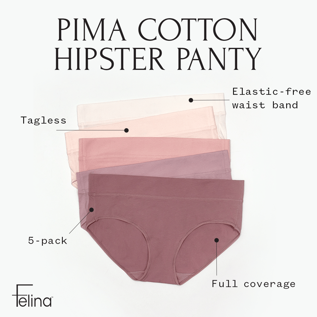Pima Cotton Hipster 5-Pack