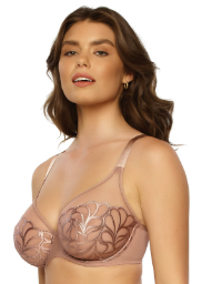 Lotus Embroidered Unlined Bra