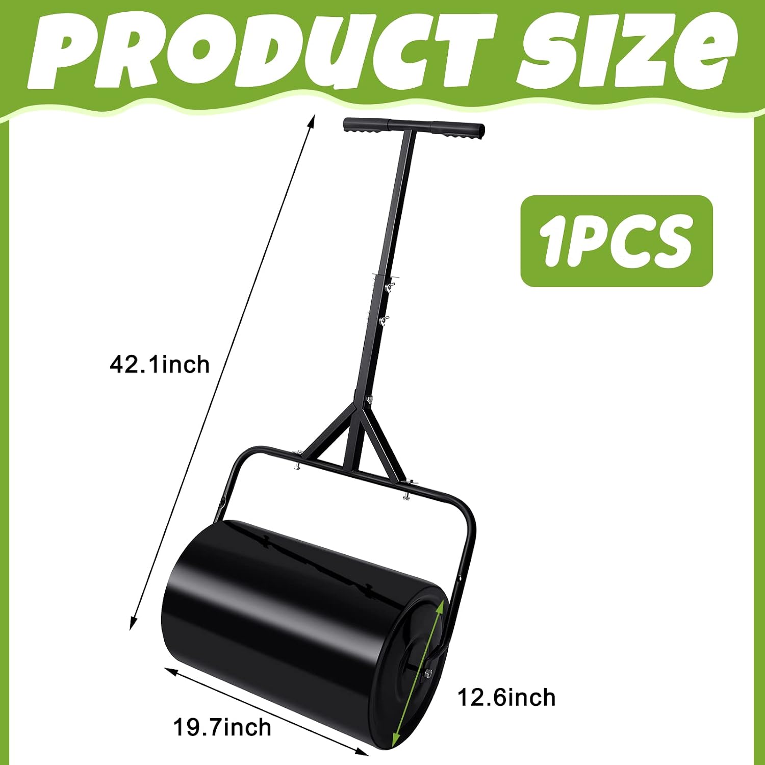  Lawn Roller Push Tow Behind Yard Roller 