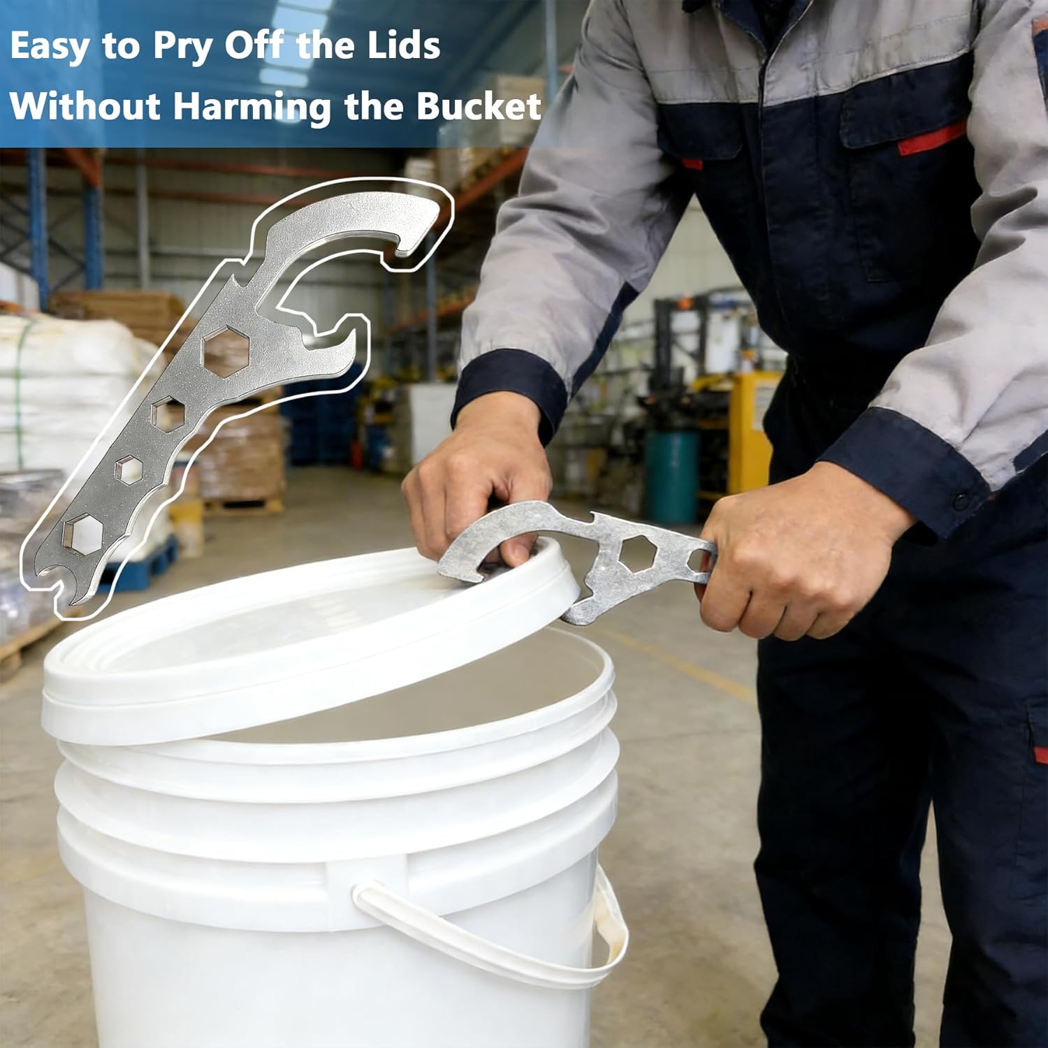 2Pcs Bucket Paint Can Opener