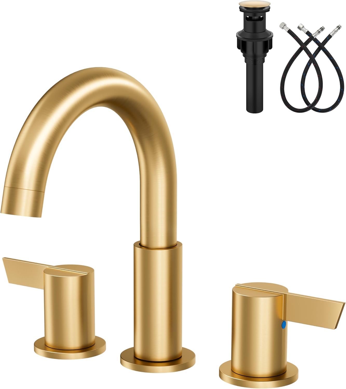 Bathroom Sink Faucet 3 Hole 8 Inch