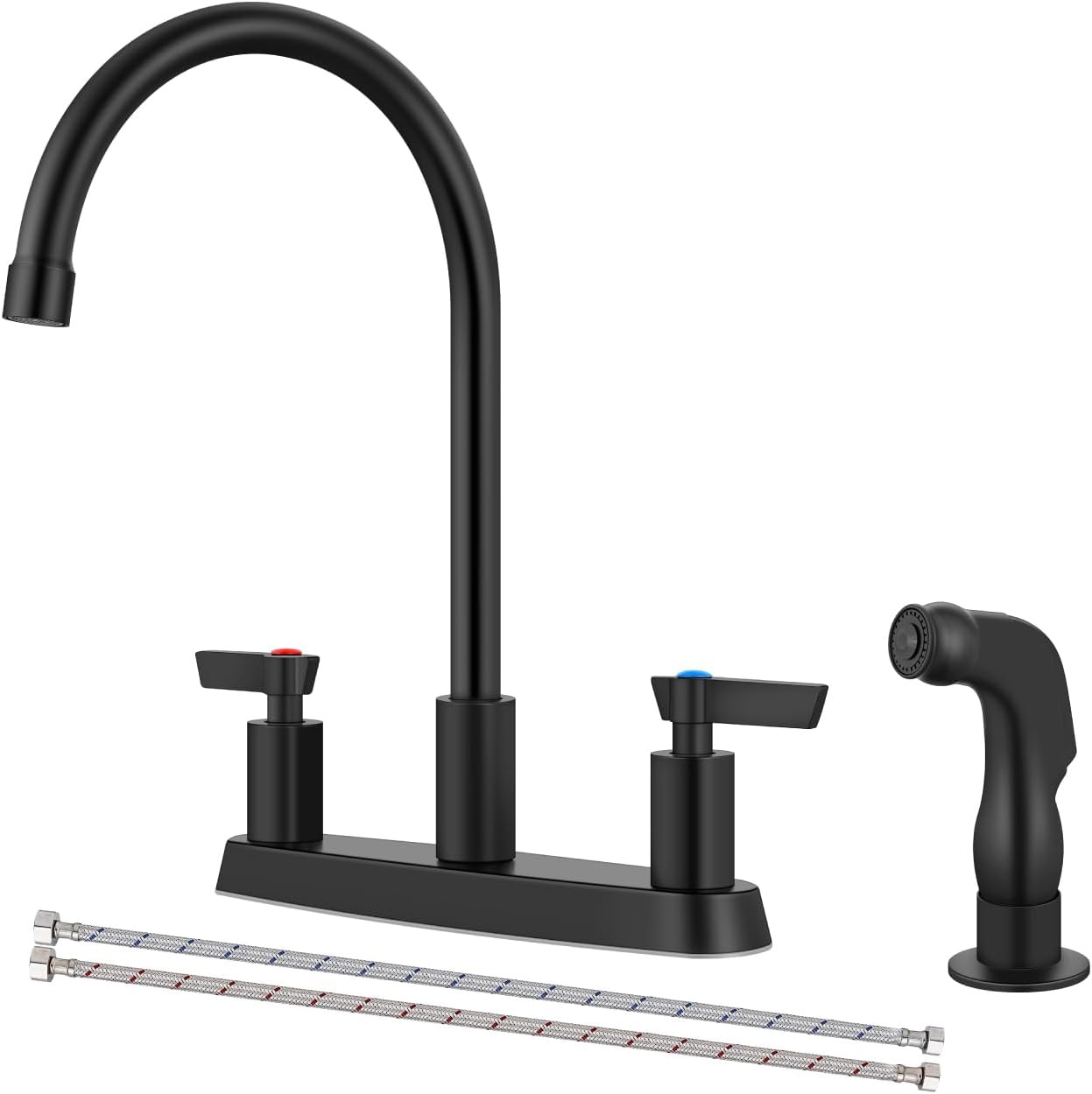 Kitchen Faucet with Sprayer 2 Handle Kitchen Sink Faucets