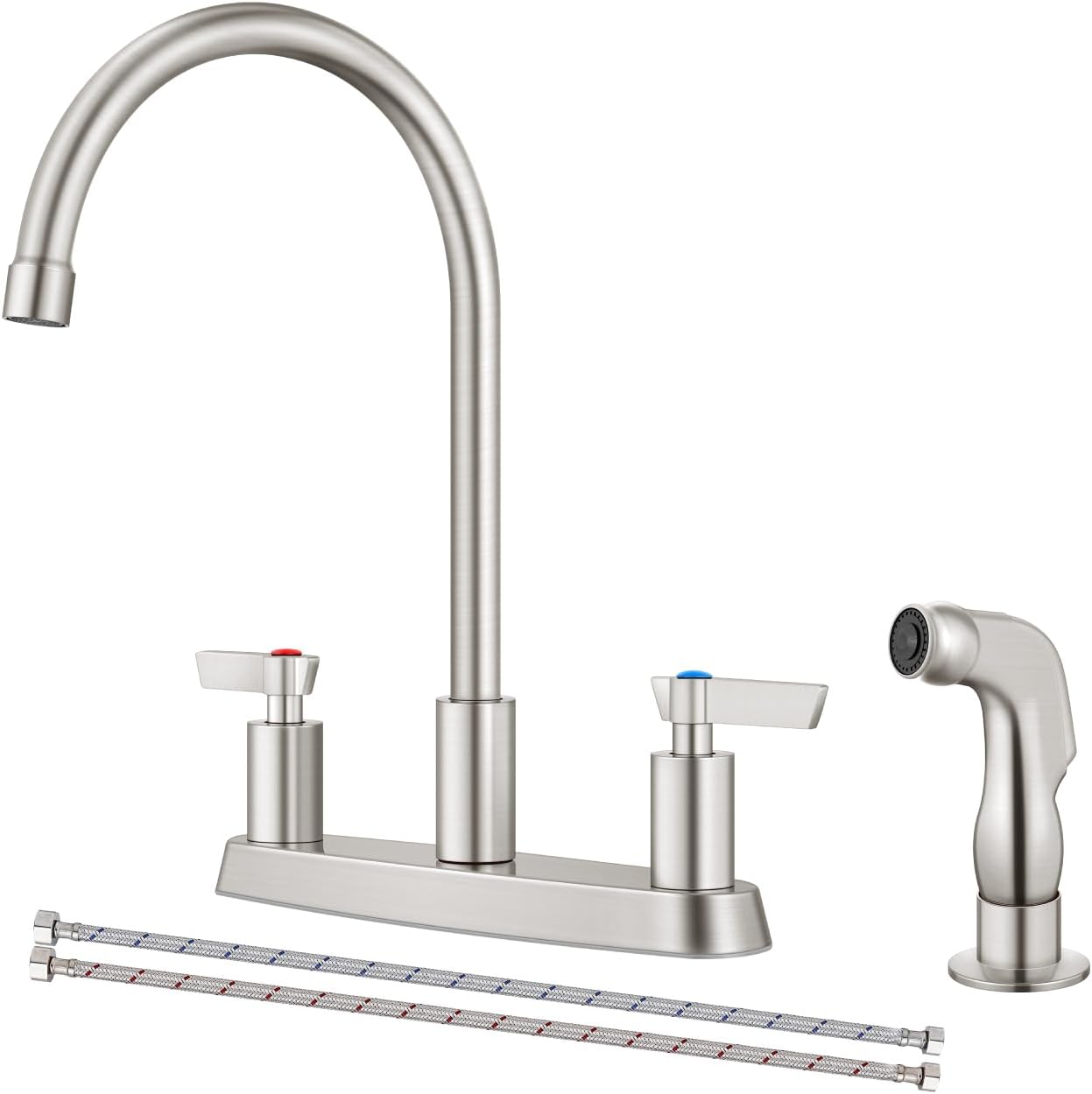 Kitchen Faucet with Sprayer 2 Handle Kitchen Sink Faucets