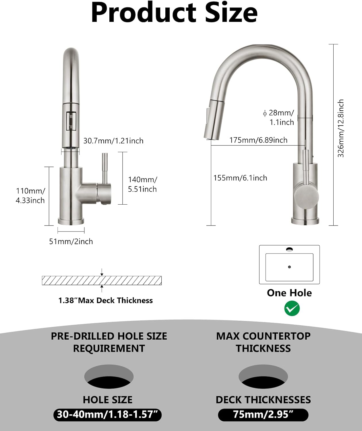 Modern Bar Sink Faucet