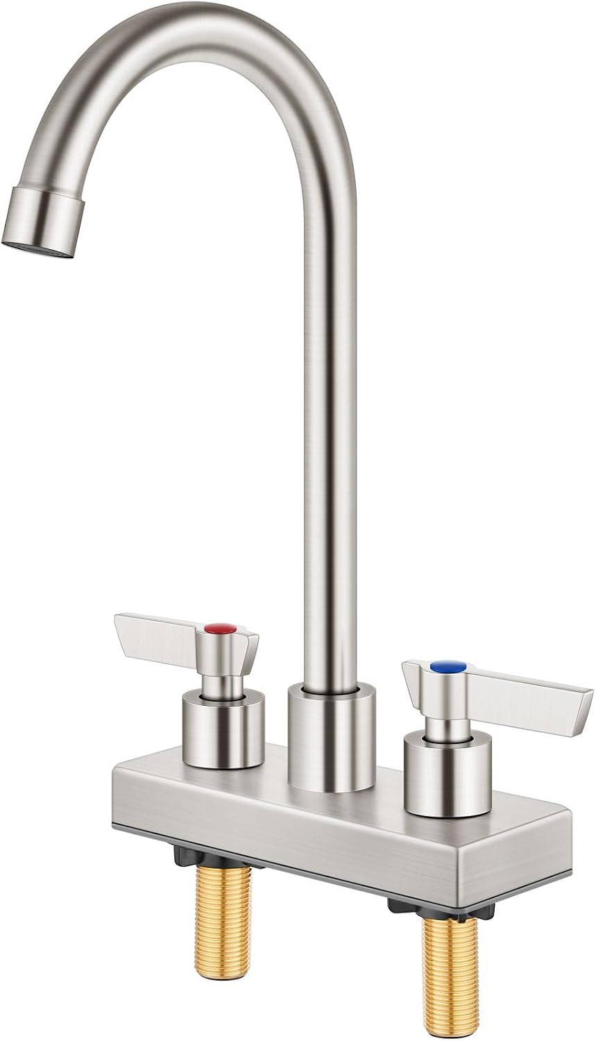 Bar Sink Faucet 4 Inch Center Deck Mount