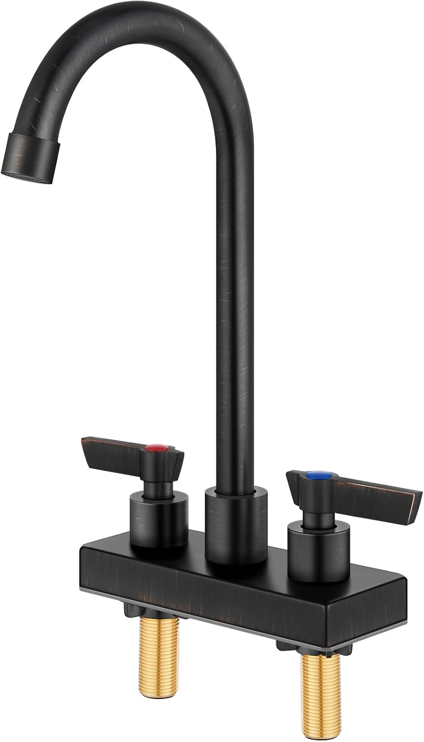 Bar Sink Faucet 4 Inch Center Deck Mount